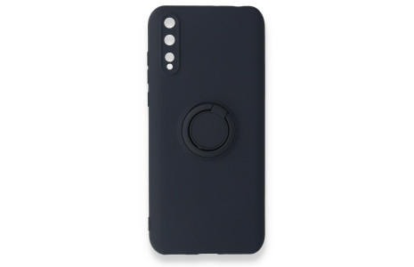 Newface Huawei P Smart S Kılıf Viktor Yüzüklü Silikon - Lacivert