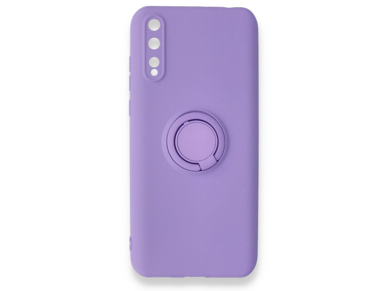 Newface Huawei P Smart S Kılıf Viktor Yüzüklü Silikon - Mor