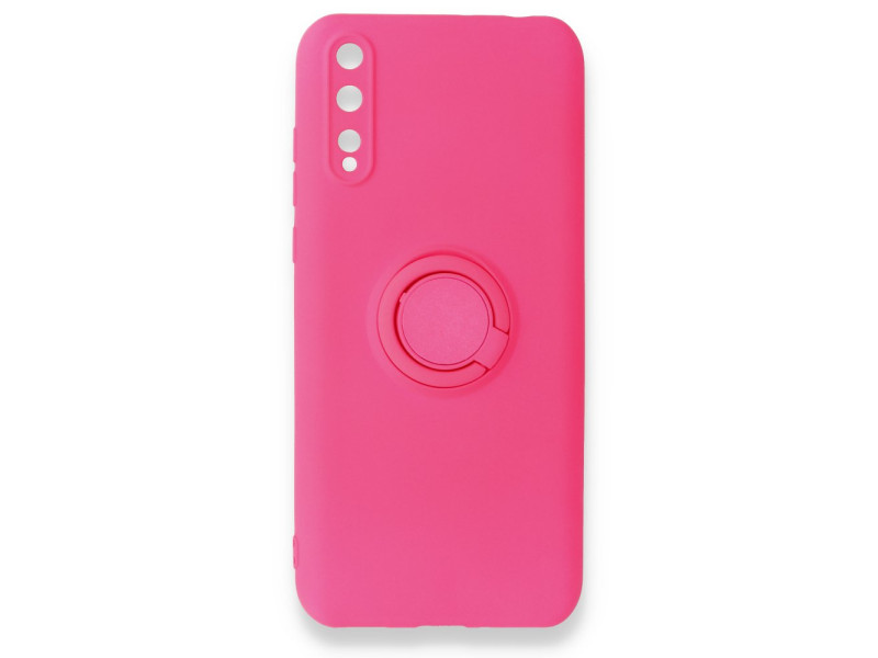Newface Huawei P Smart S Kılıf Viktor Yüzüklü Silikon - Pembe