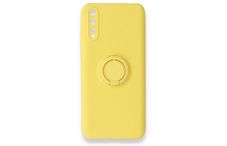 Newface Huawei P Smart S Kılıf Viktor Yüzüklü Silikon - Sarı