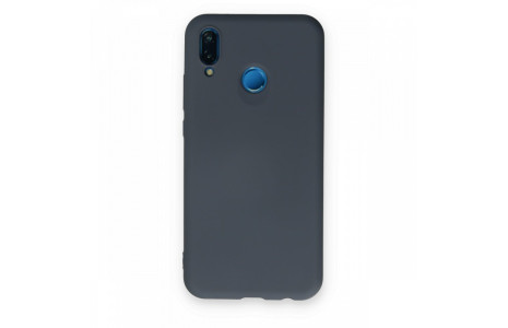 Newface Huawei P20 Lite Kılıf Nano içi Kadife Silikon - Gri