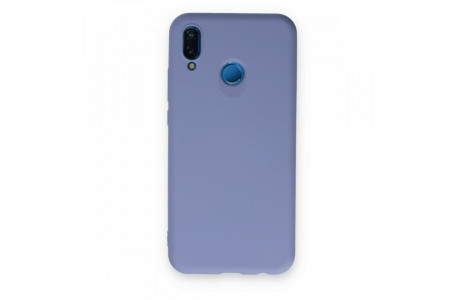 Newface Huawei P20 Lite Kılıf Nano içi Kadife Silikon - Lila