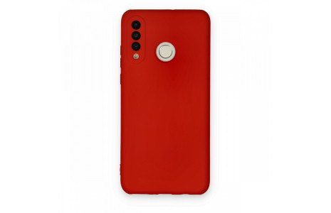Newface Huawei P30 Lite Kılıf Nano içi Kadife Silikon - Kırmızı