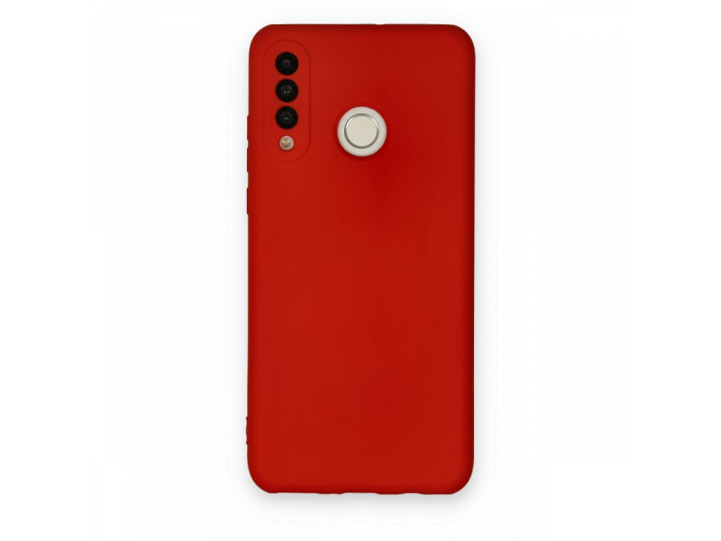 Newface Huawei P30 Lite Kılıf Nano içi Kadife Silikon - Kırmızı