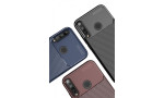 Newface Huawei P40 Lite E Kılıf Focus Karbon Silikon - Siyah