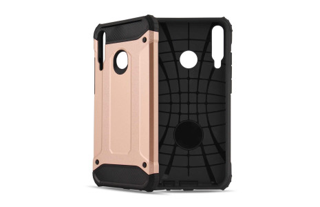 Newface Huawei P40 Lite E Kılıf Tank Silikon Kapak - Gold