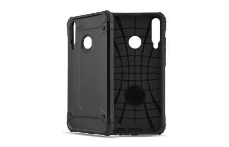 Newface Huawei P40 Lite E Kılıf Tank Silikon Kapak - Siyah