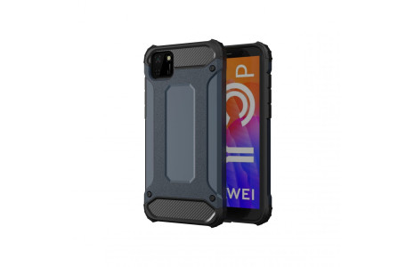 Newface Huawei Y5P Kılıf Tank Silikon Kapak - Lacivert