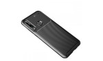 Newface Huawei Y6P Kılıf Focus Karbon Silikon - Siyah