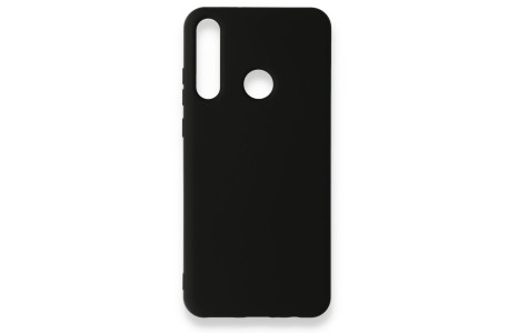 Newface Huawei Y6P Kılıf Nano içi Kadife Silikon - Siyah