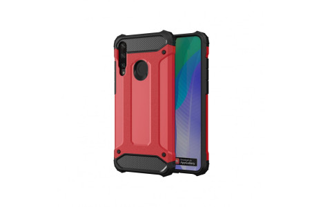 Newface Huawei Y6P Kılıf Tank Silikon Kapak - Kırmızı