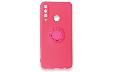 Newface Huawei Y6P Kılıf Viktor Yüzüklü Silikon - Pembe