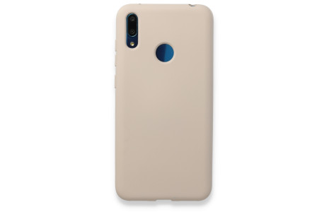 Newface Huawei Y7 2019 Kılıf Nano içi Kadife Silikon - Kemik
