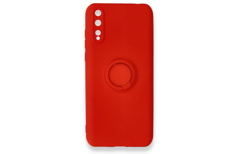 Newface Huawei Y8P Kılıf Viktor Yüzüklü Silikon - Kırmızı