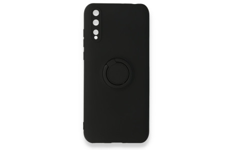 Newface Huawei Y8P Kılıf Viktor Yüzüklü Silikon - Siyah