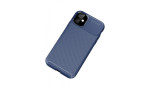 Newface iPhone 11 Kılıf Focus Karbon Silikon - Lacivert