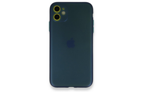 Newface iPhone 11 Kılıf PP Ultra İnce Kapak - Mavi