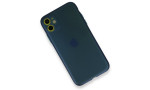 Newface iPhone 11 Kılıf PP Ultra İnce Kapak - Mavi