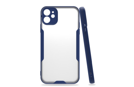Newface iPhone 11 Kılıf Platin Silikon - Lacivert