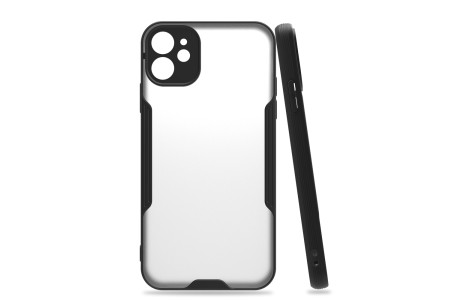 Newface iPhone 11 Kılıf Platin Silikon - Siyah