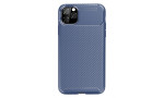 Newface iPhone 11 Pro Kılıf Focus Karbon Silikon - Lacivert