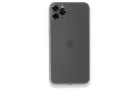 Newface iPhone 11 Pro Kılıf PP Ultra İnce Kapak - Gri