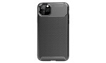 Newface iPhone 11 Pro Max Kılıf Focus Karbon Silikon - Siyah