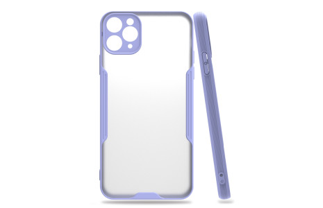Newface iPhone 11 Pro Kılıf Platin Silikon - Lila