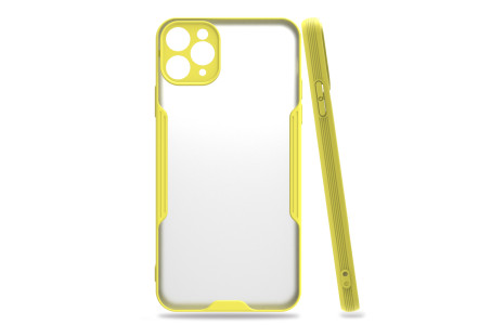 Newface iPhone 11 Pro Kılıf Platin Silikon - Sarı
