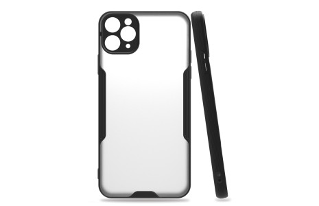 Newface iPhone 11 Pro Kılıf Platin Silikon - Siyah