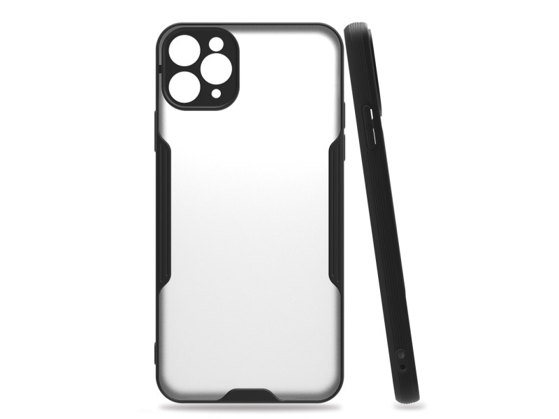 Newface iPhone 11 Pro Kılıf Platin Silikon - Siyah