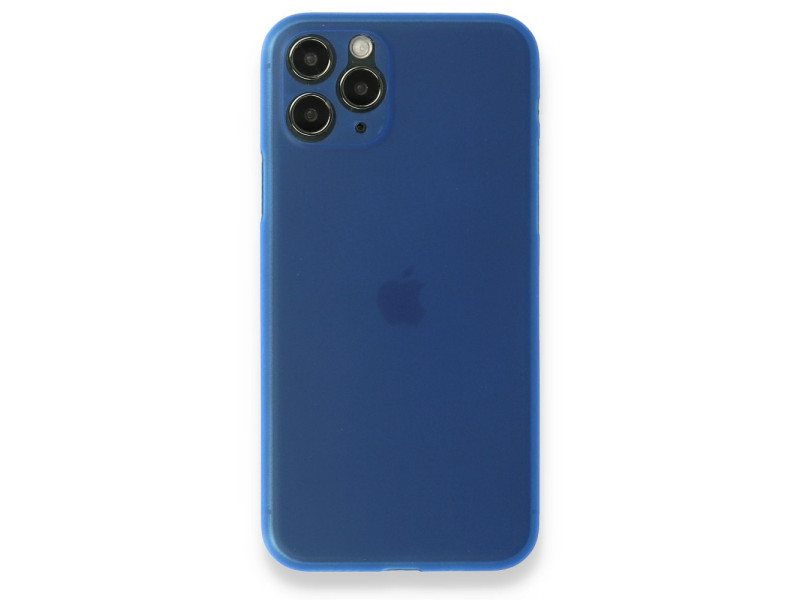 Newface iPhone 11 Pro Kılıf PP Ultra İnce Kapak - Mavi