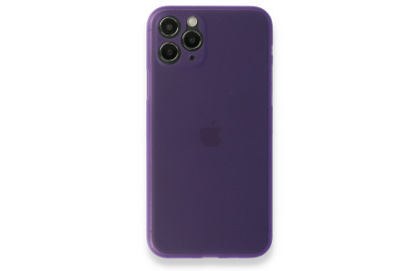 Newface iPhone 11 Pro Kılıf PP Ultra İnce Kapak - Mor