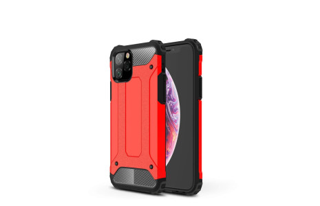 Newface iPhone 11 Pro Kılıf Tank Silikon Kapak - Kırmızı