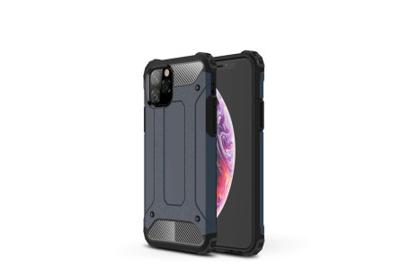 Newface iPhone 11 Pro Kılıf Tank Silikon Kapak - Lacivert