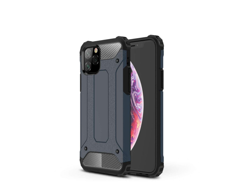 Newface iPhone 11 Pro Kılıf Tank Silikon Kapak - Lacivert