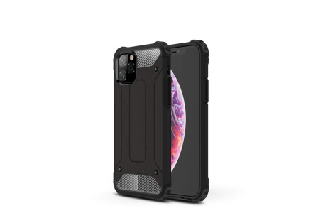Newface iPhone 11 Pro Kılıf Tank Silikon Kapak - Siyah