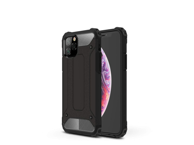 Newface iPhone 11 Pro Kılıf Tank Silikon Kapak - Siyah