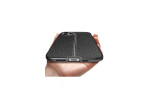 Newface iPhone 12 Kılıf Focus Derili Silikon - Lacivert