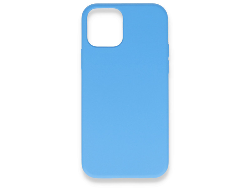 Newface iPhone 12 Mini Kılıf Nano içi Kadife Silikon - Mavi