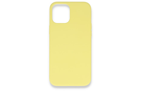 Newface iPhone 12 Mini Kılıf Nano içi Kadife Silikon - Sarı