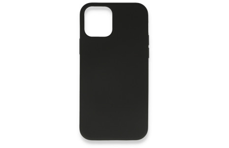 Newface iPhone 12 Mini Kılıf Nano içi Kadife Silikon - Siyah