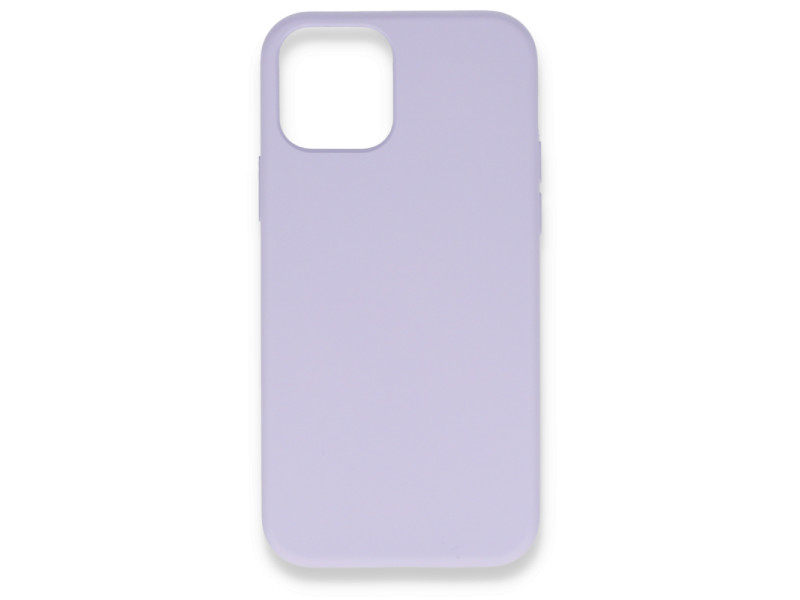 Newface iPhone 12 Kılıf Nano içi Kadife Silikon - Lila