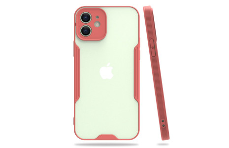 Newface iPhone 12 Kılıf Platin Silikon - Pembe