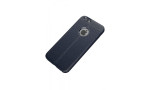 Newface iPhone 6 Kılıf Focus Derili Silikon - Lacivert