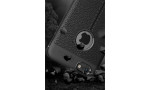 Newface iPhone 6 Kılıf Focus Derili Silikon - Lacivert