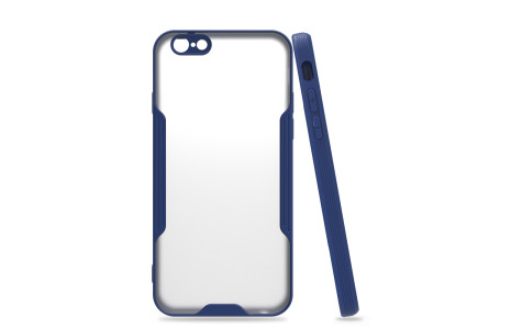 Newface iPhone 6 Kılıf Platin Silikon - Lacivert