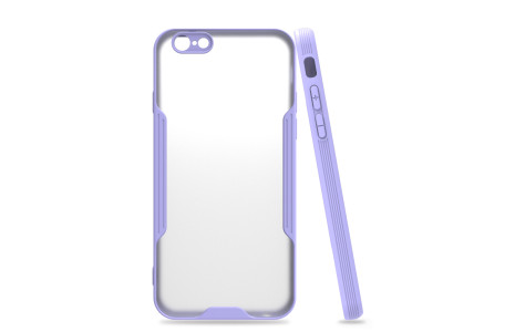 Newface iPhone 6 Kılıf Platin Silikon - Lila