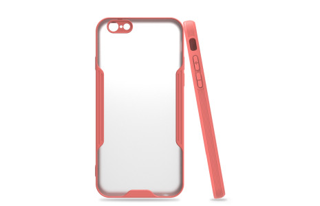 Newface iPhone 6 Kılıf Platin Silikon - Pembe