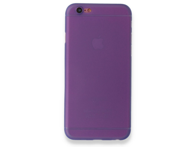 Newface iPhone 6 Kılıf PP Ultra İnce Kapak - Mor